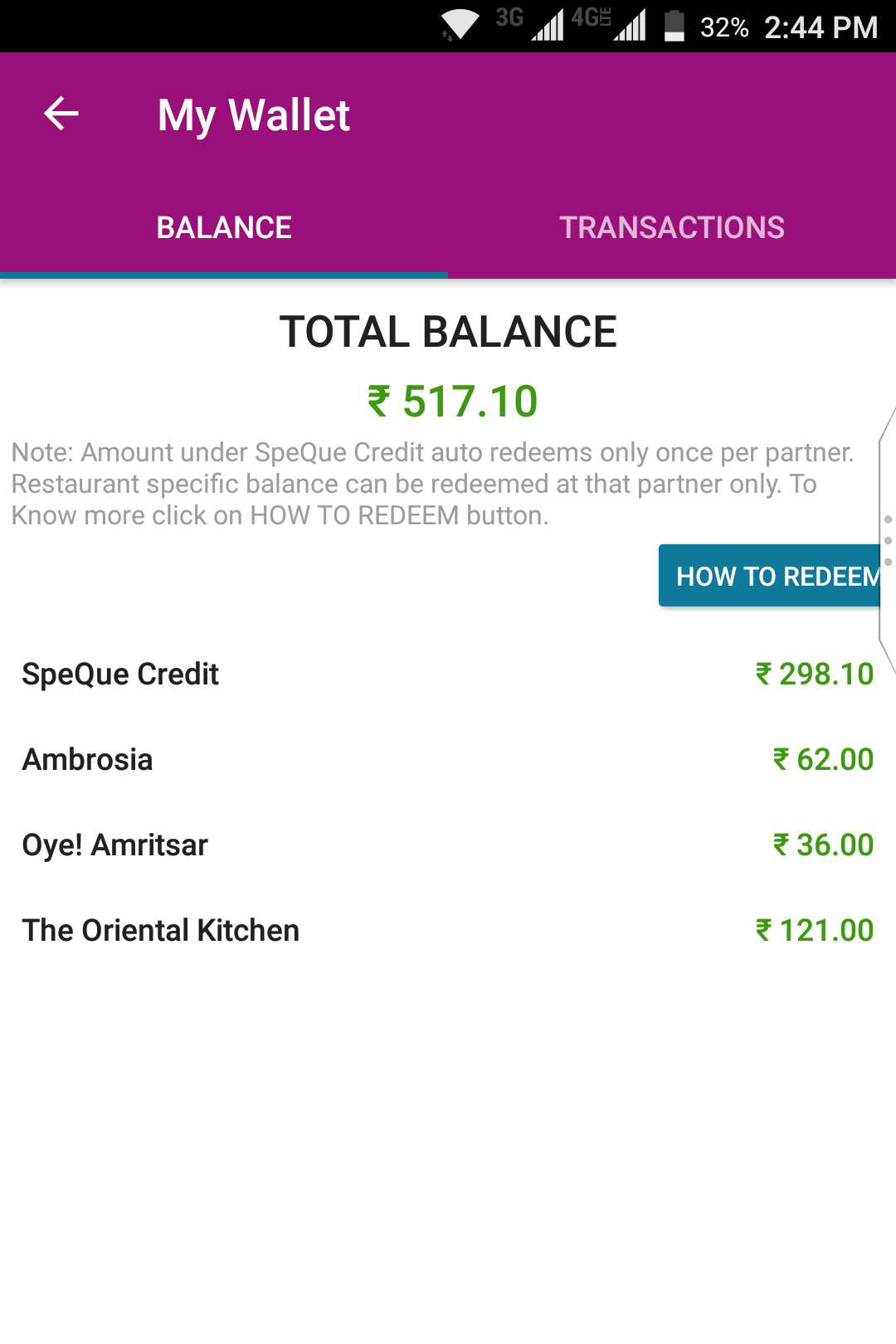 SpeQue User App Wallet